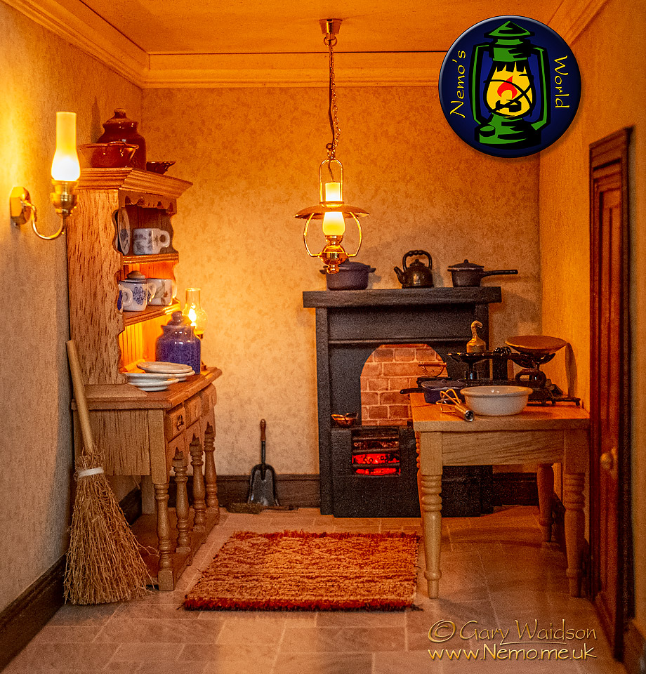 The Kitchen - The Doll's House that Bob Newell built - © Gary Waidson - All Rights Reserved