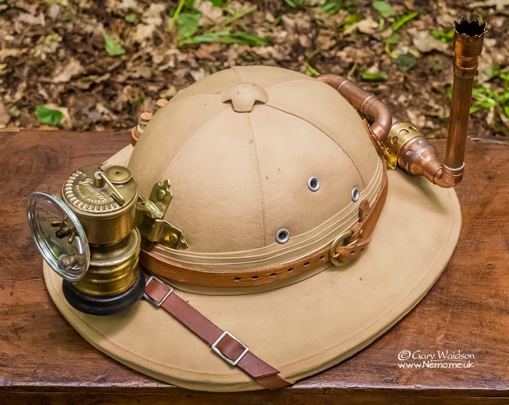 Steam Cooled Helmet.  Gary Waidson - www.Nemo.me.uk