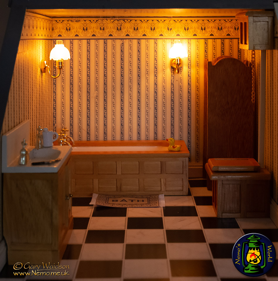 The Bathroom - The Doll's House that Bob Newell built - © Gary Waidson - All Rights Reserved The Bathroom - The Doll's House that Bob Newell built - © Gary Waidson - All Rights Reserved