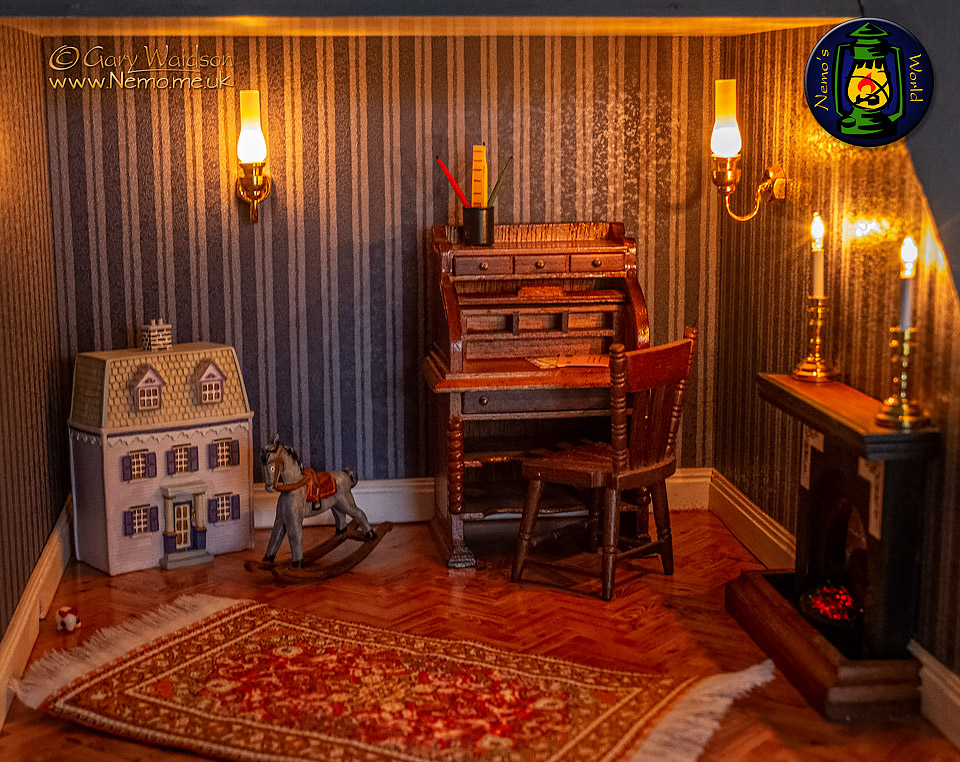The Study - The Doll's House that Bob Newell built - © Gary Waidson - All Rights Reserved The Study - The Doll's House that Bob Newell built - © Gary Waidson - All Rights Reserved